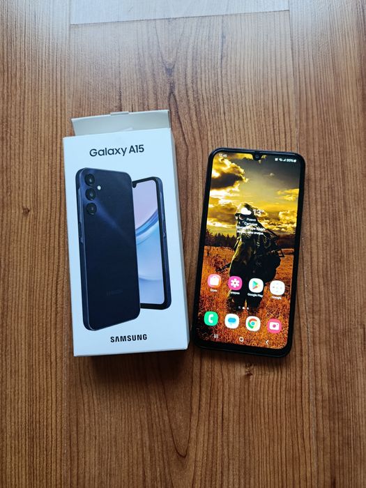 смартфон SAMSUNG Galaxy A15 4GB/128GB Blue Black ОТЛИЧНОЕ СОСТОЯНИЕ