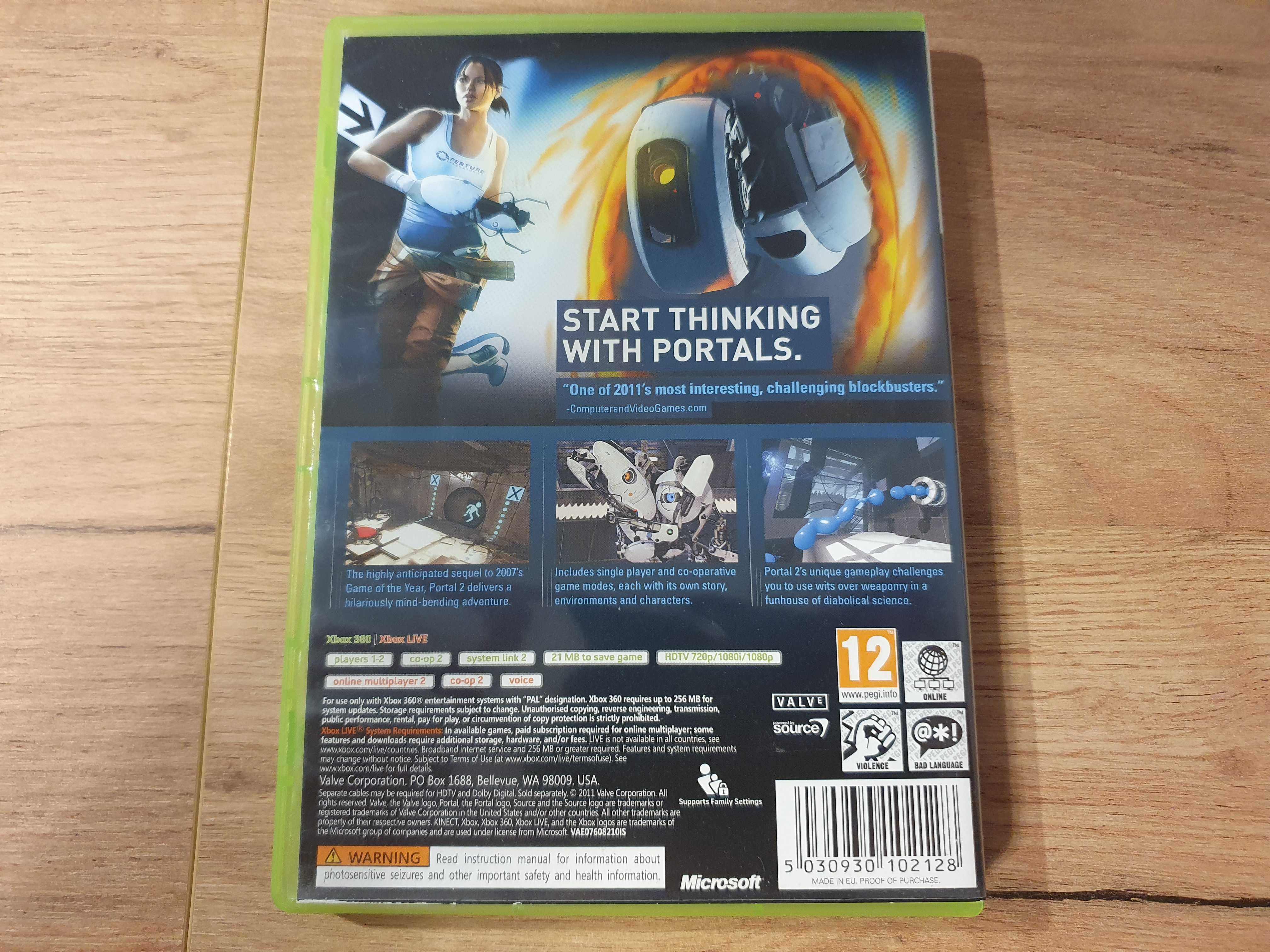 Gra Portal 2 [Xbox 360]