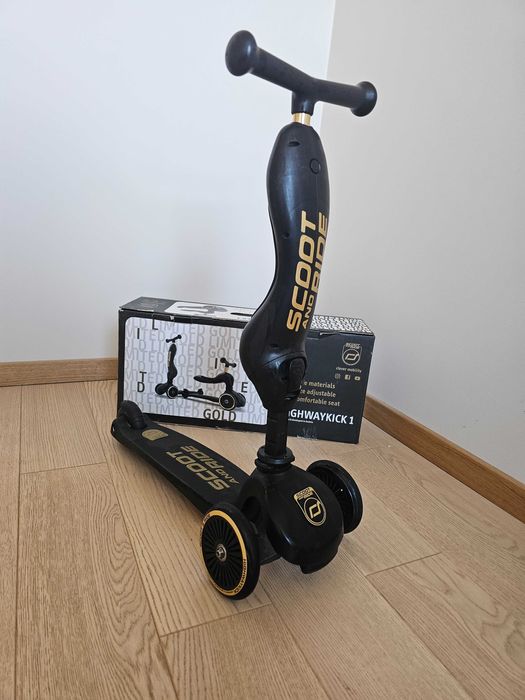 Hulajnoga Highwaykick 1 Jeździk i hulajnoga 2w1 Black & Gold LE