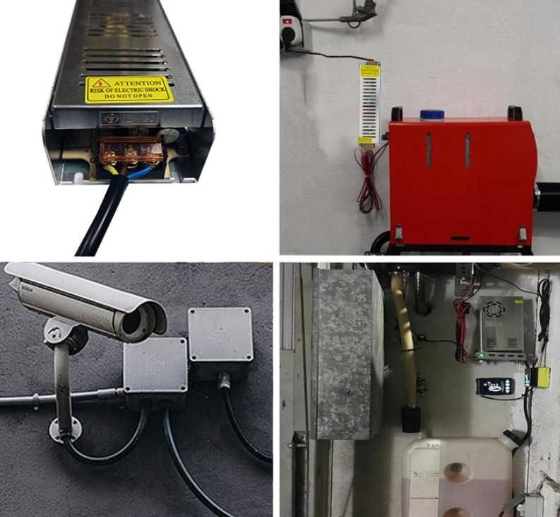 Zasilacz do nagrzewnicy webasto 12V 20A 250W + kabel zasilający
