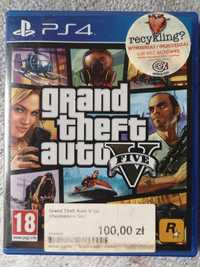 GTA 5 (Grand Theft Auto 5) PS4. Plus mapa gry