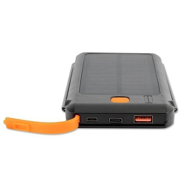 4Smarts Powerbank Solarny Titanpack Flex 10000Mah Black/Orange 456301