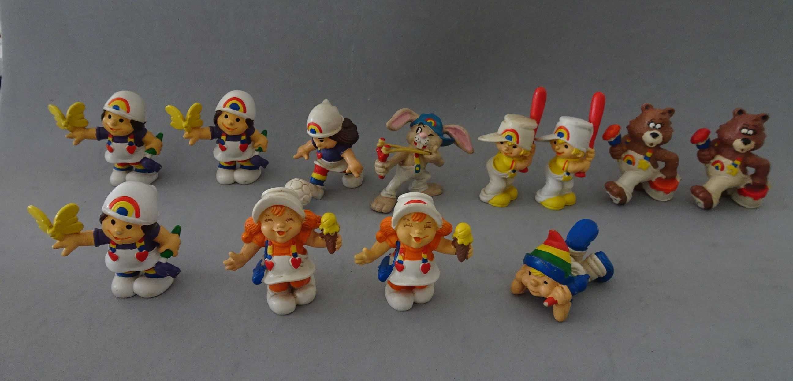 Figuras em PVC da coleção Arco-Íris