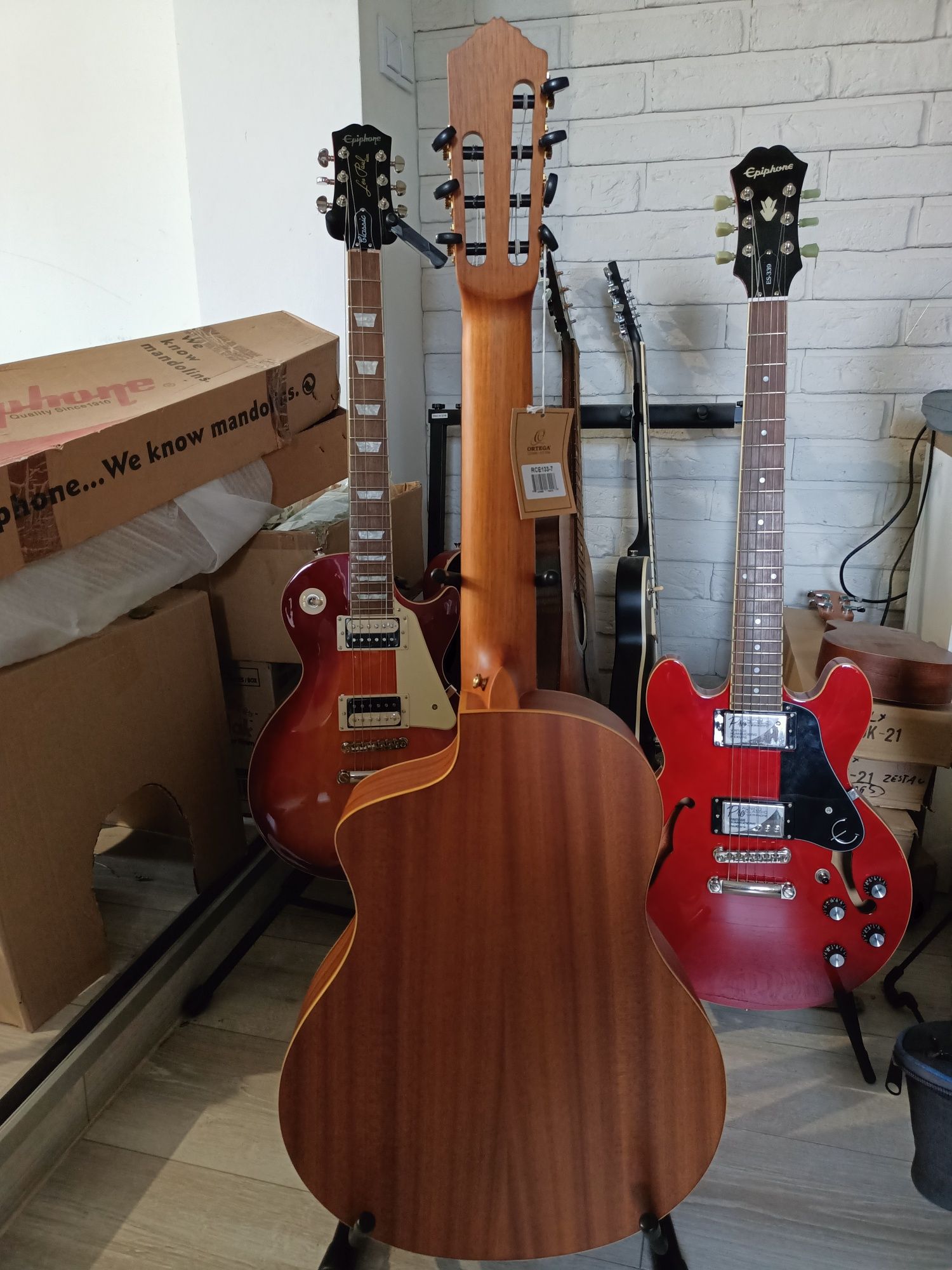 Gitara Elektroklasyczna 7-strunowa Ortega RCE133-7 -Nowa/Okazja Cenowa