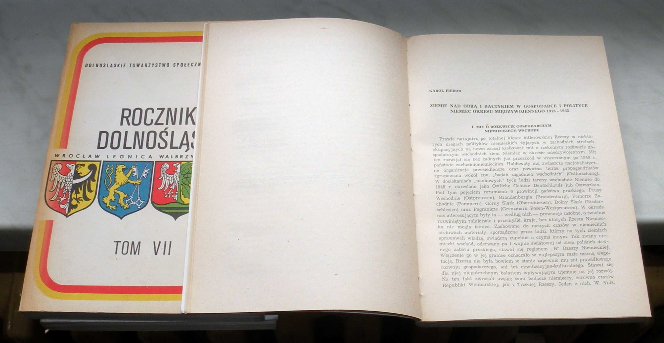 Rocznik Dolnośląski, 3 tomy, T. VII (1980), IX (1985), X (1987)