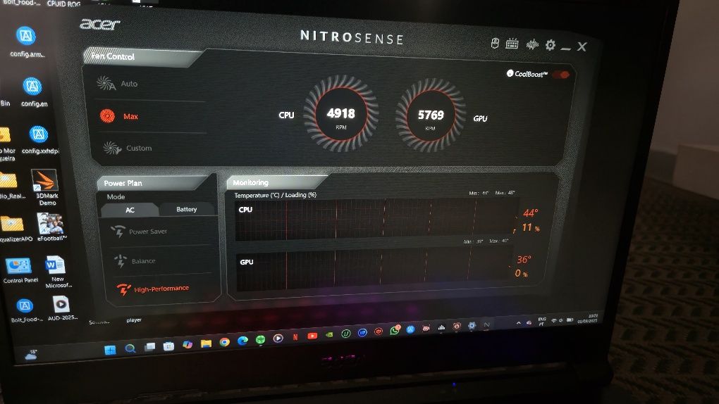 Portátil Acer nitro 5 Rgb vendo ou troco
