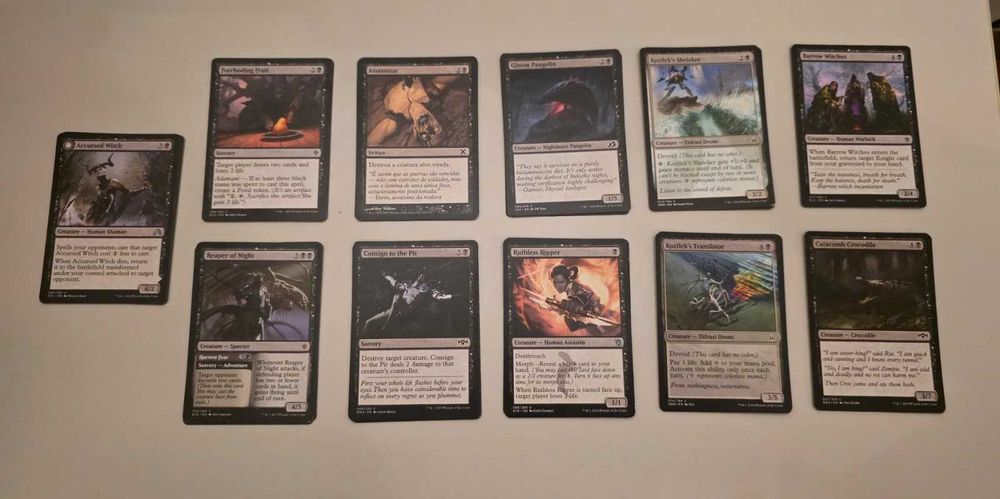 Cartas Magic - Pretas