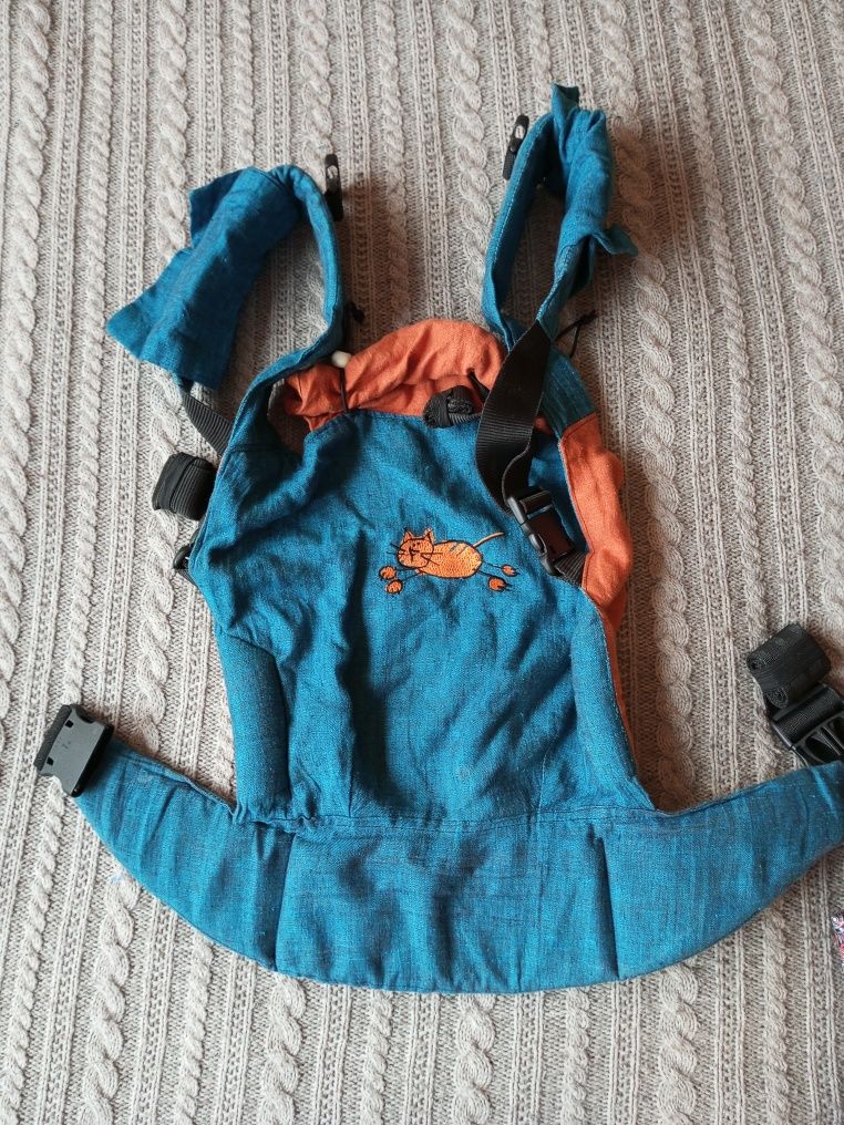 Мягусенький слинг-шарф для новорожденных Ellevill Air Christoffer с ше