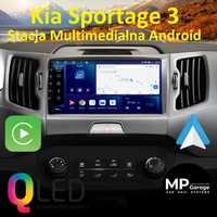 KIA SPORTAGE 3 Nawigacja Android 11  DSP LTE Qled CarPlay Montaż