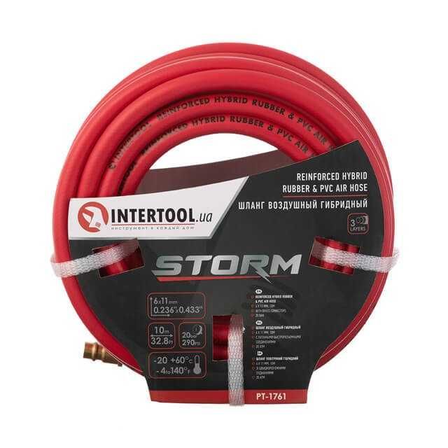 Шланг гибридный, проф. 20 атм, 6*11мм, 10м STORM INTERTOOL PT-1761