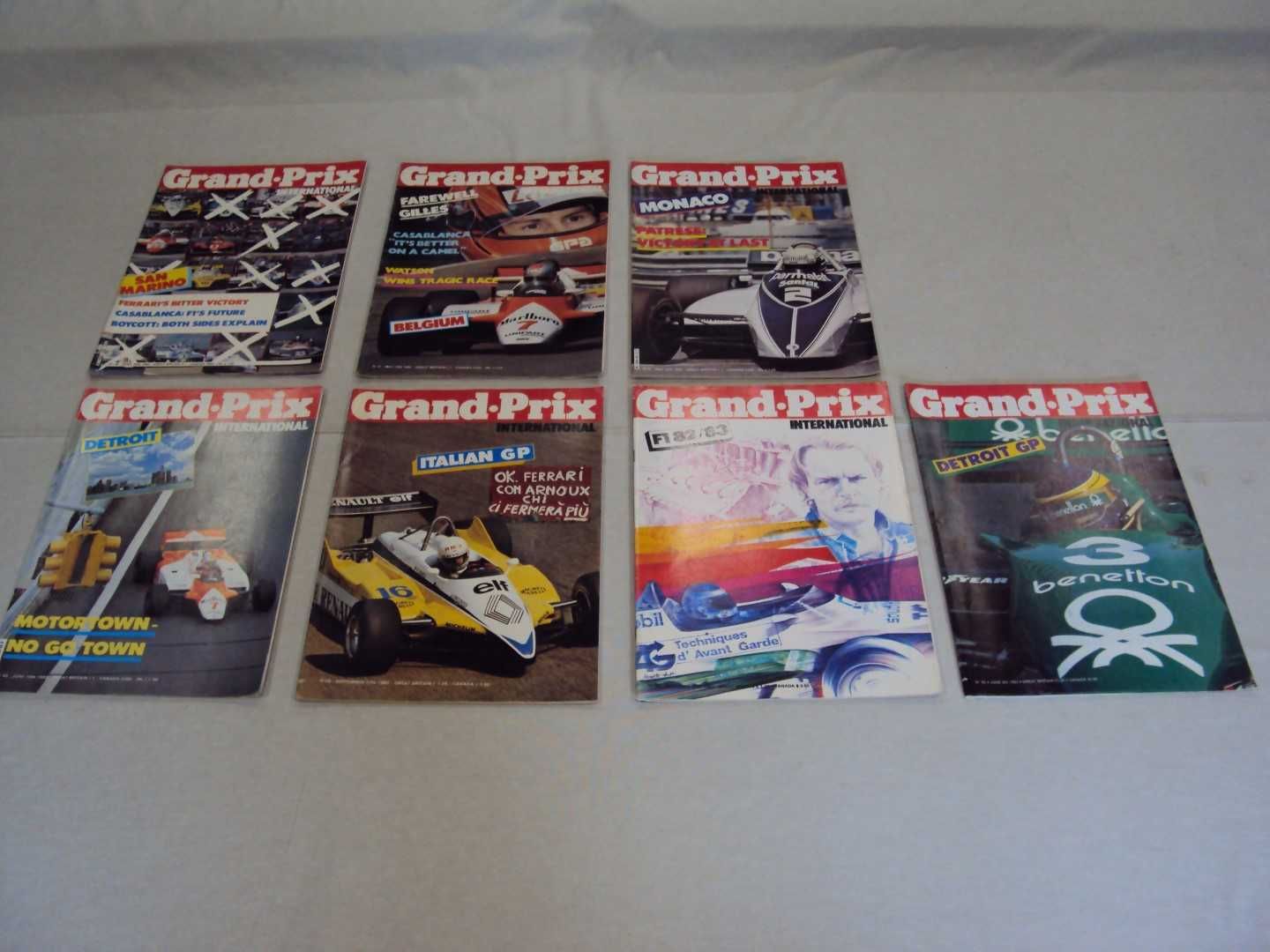 Revistas Grand Prix International (inglesas) - F1; ralis; 24H Le Mans