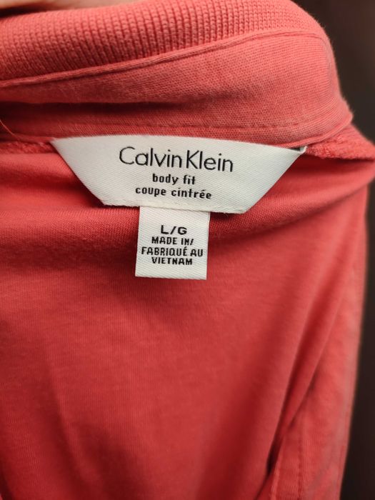 Чоловіча футболка-поло Calvin Klein "Body Fit". Стан чудовий. Розмір L