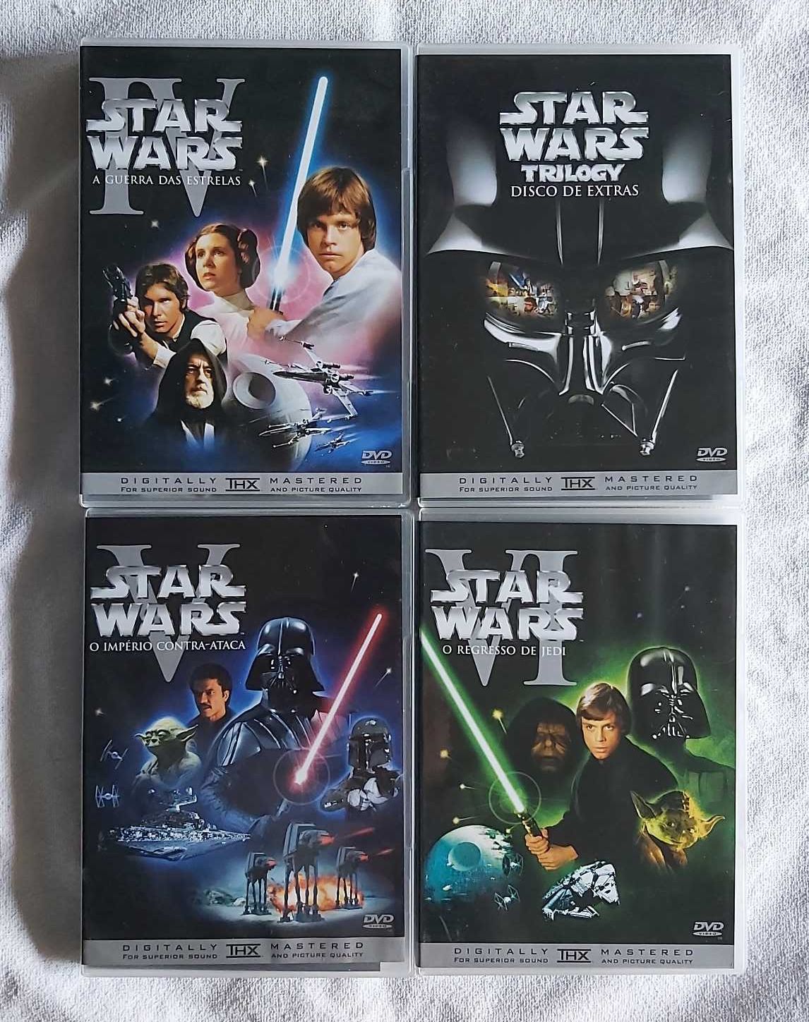 Dvd Star Wars trilogy IV/V/VI Edição Especial