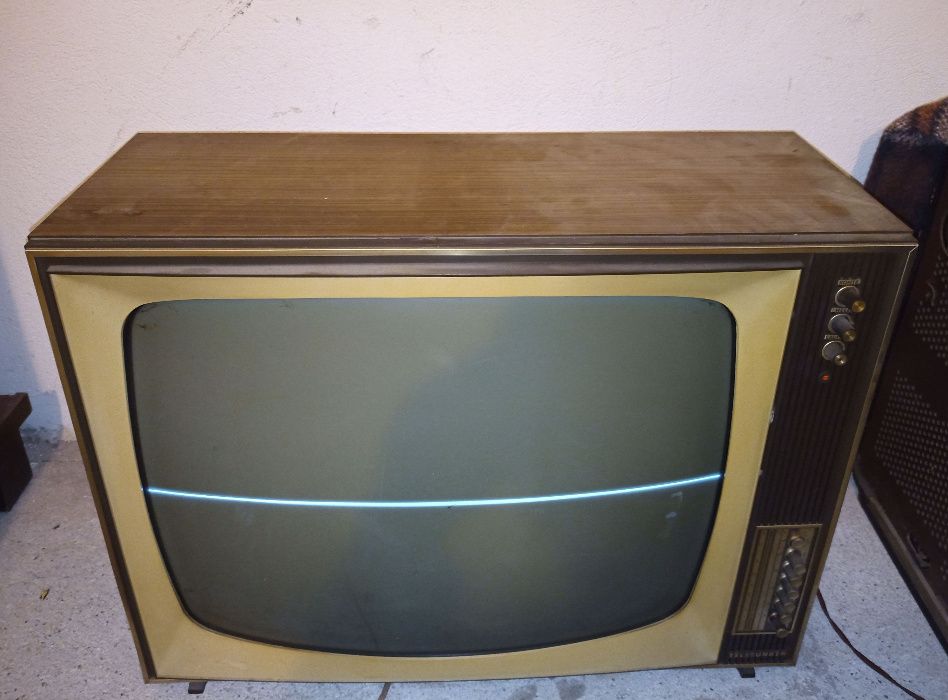 Stary telewizor antyk loft vintage