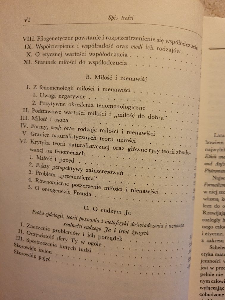Max Scheler Istota i formy sympatii 1986 PWN