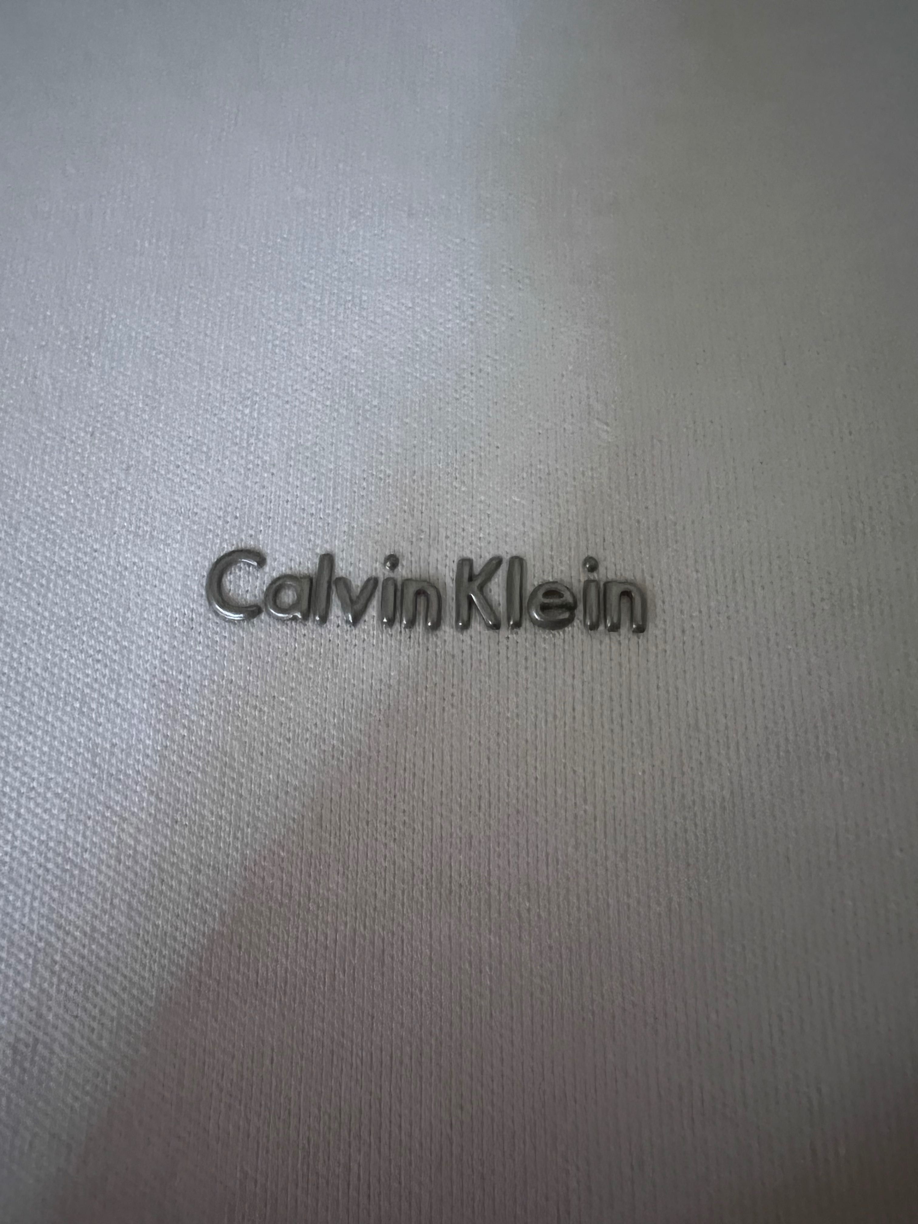 Biała koszulka  polo Calvin Klein L