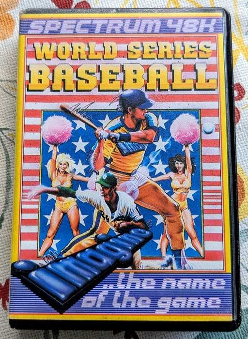 Jogo original ZX Spectrum - WORLD SERIES BASEBALL (1985)