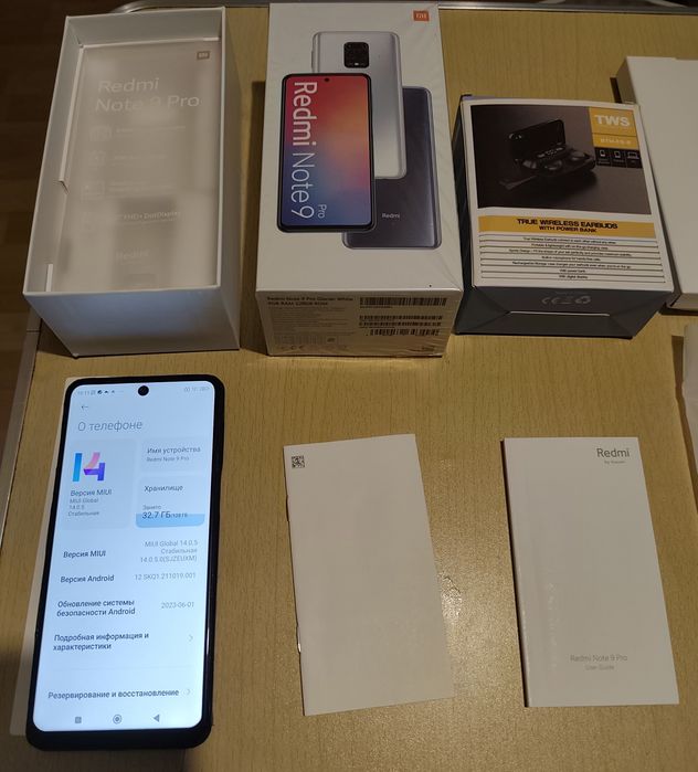 Redmi note 9 pro.128GB ROM.