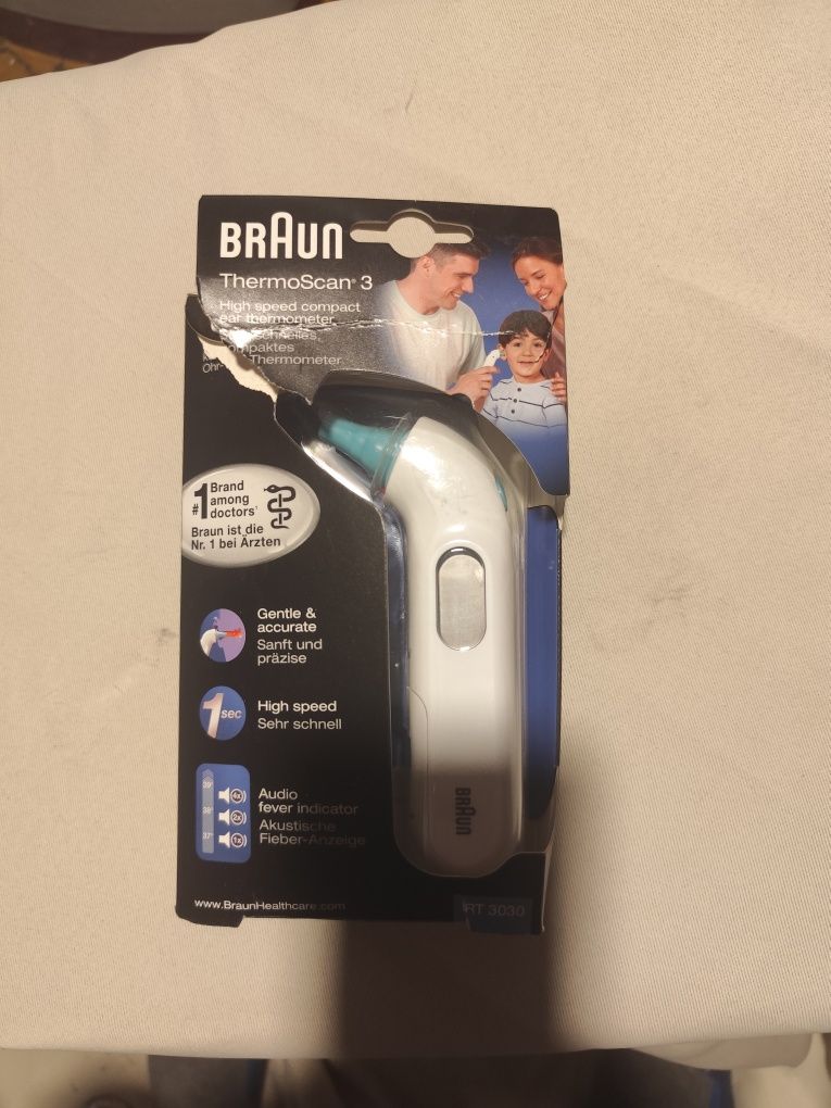 Termometr braun do uszny