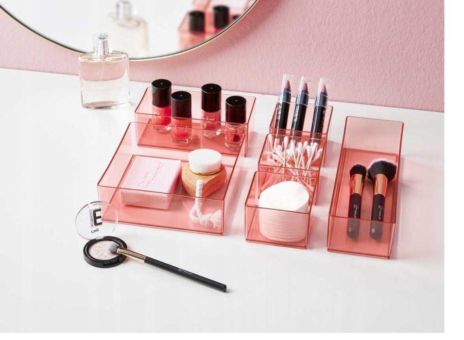 LIVARNO home Zestaw organizerów na kosmetyki 6 el.