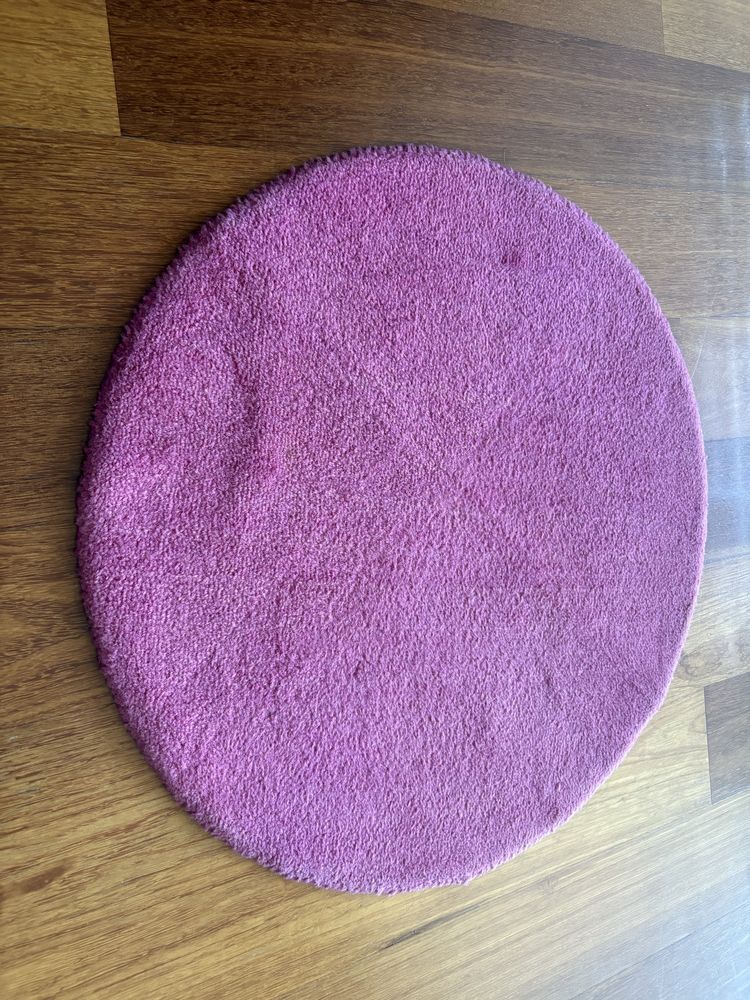 Tapete redondo rosa forte 70cm diametro