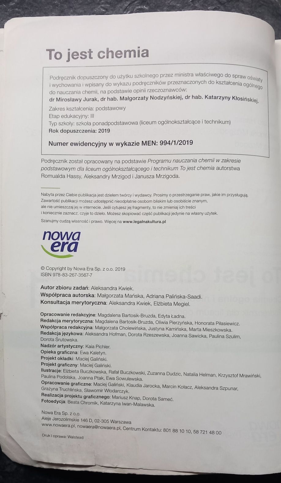 To jest chemia Podręcznik klasa 1