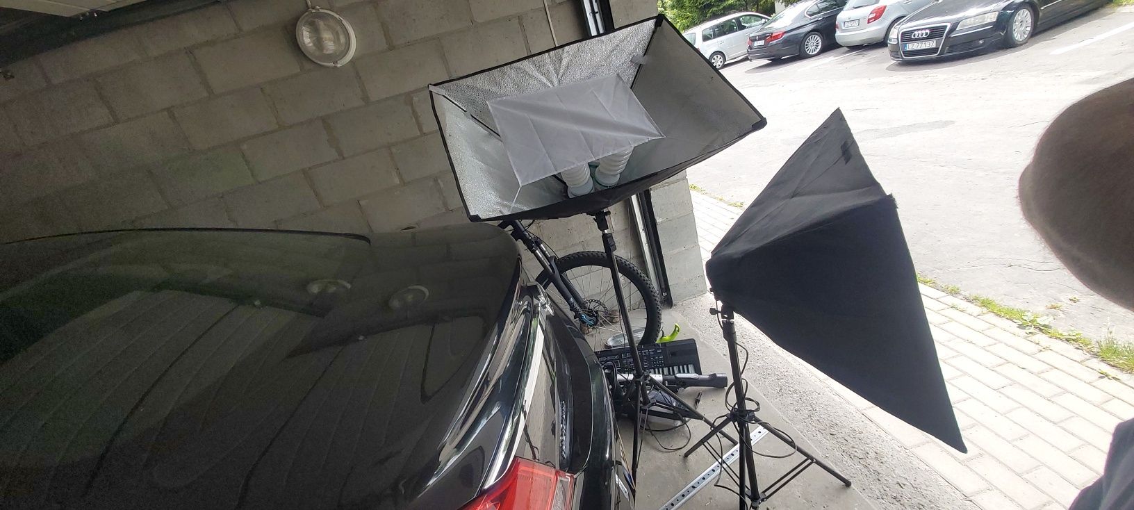 lampy softbox zdjęcia studio 2szt