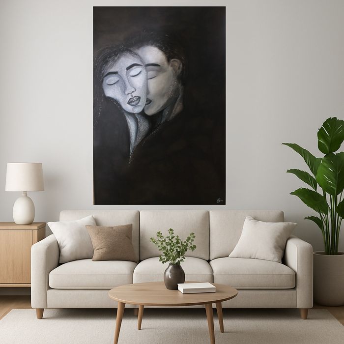 Obraz nowoczesny 90x120 intymność