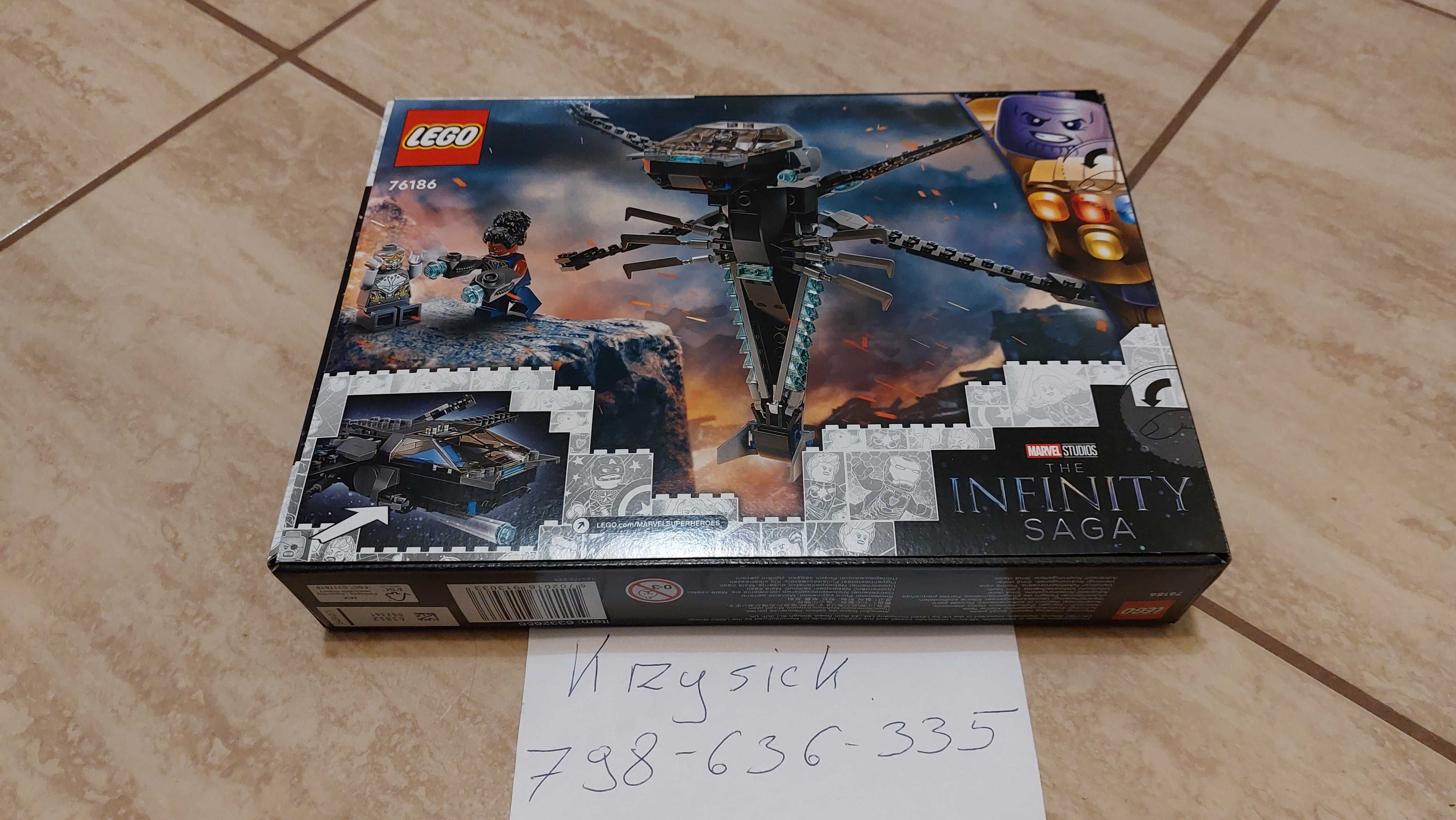 LEGO 76186 - Marvel Helikopter Czarnej Pantery , nowe