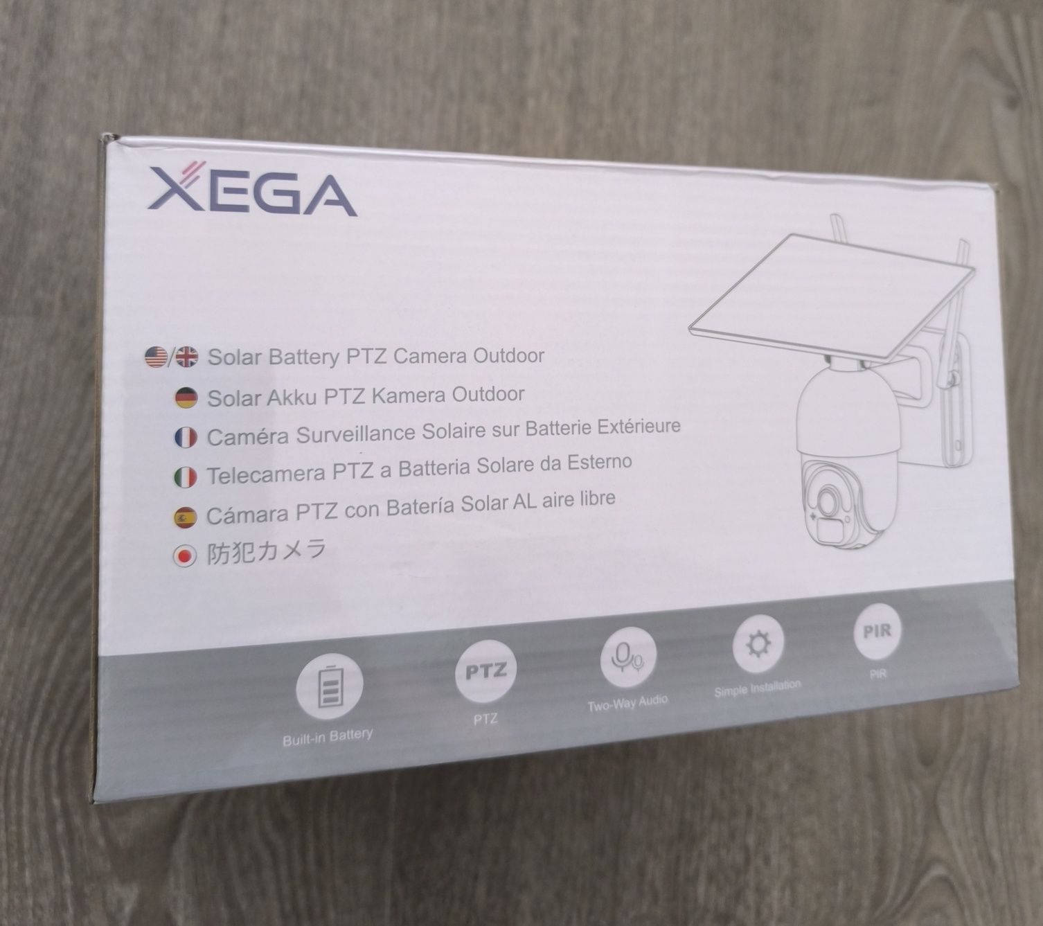Камера видеонаблюдения Xega PTZ RBX-S20 на солнечной батарее , новая .