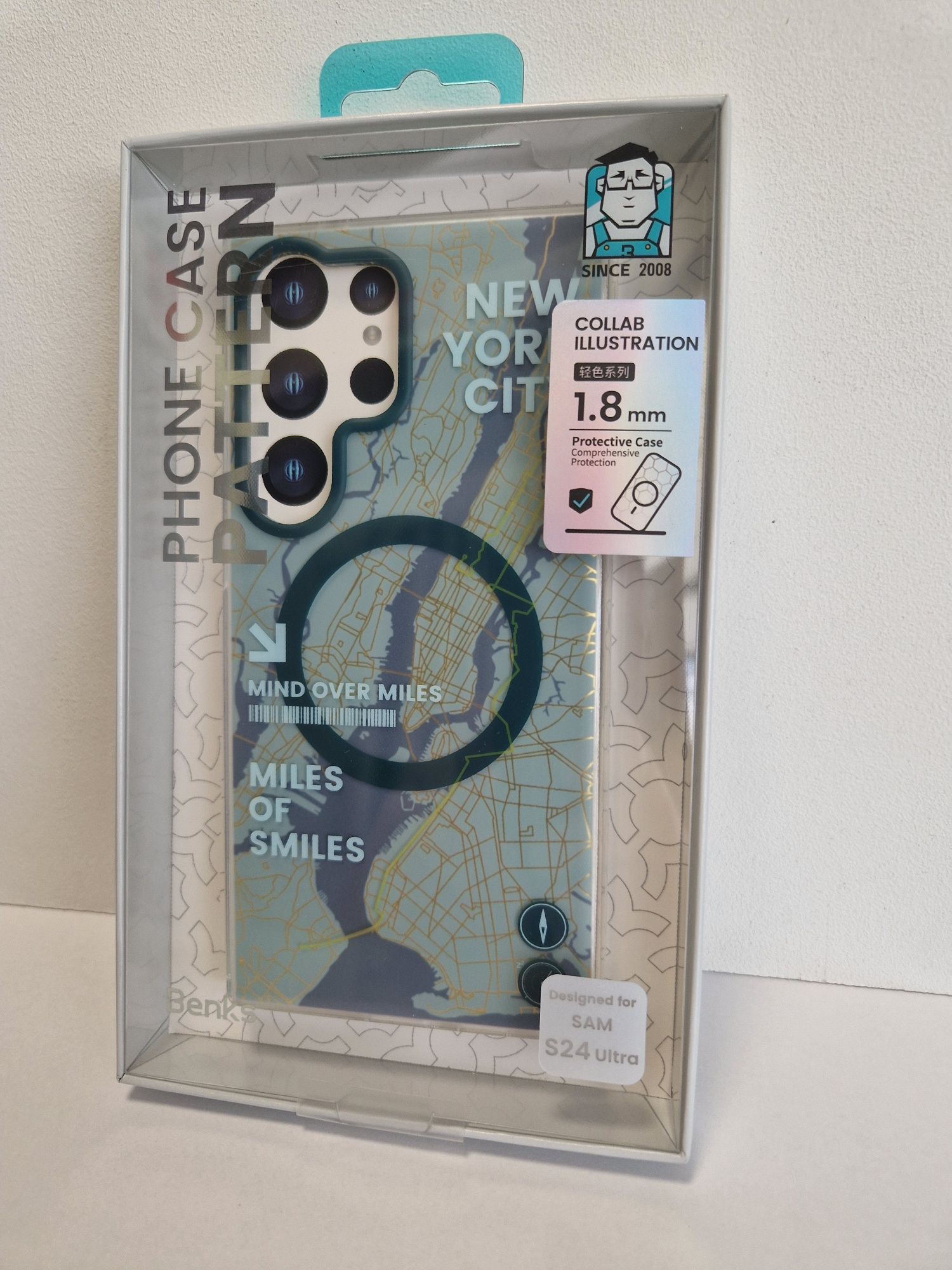 Benks Etui Magnetic City New York do Samsung Galaxy S24 Ultra
