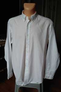 Ralph Lauren koszula męska Biała z długim rękawem L elegancka