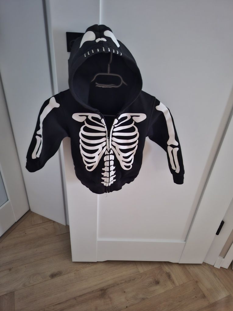 Bluza H&M halloween kościotrup