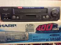 Видеомагнитофон Sharp VC-VA560  и видеокассеты