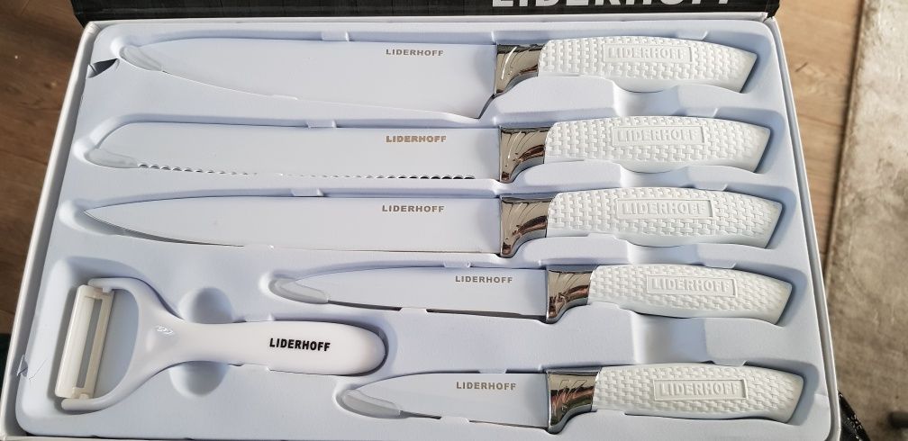 Zestaw 6 noży kuchennych Liderhoff