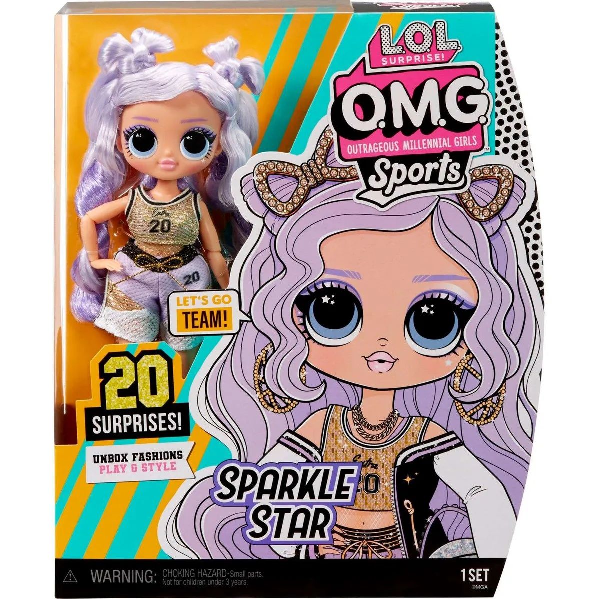 Лялька lol OMG Sports SPARKLE STAR ЛОЛ ОМГ Спорт Спаркл Стар