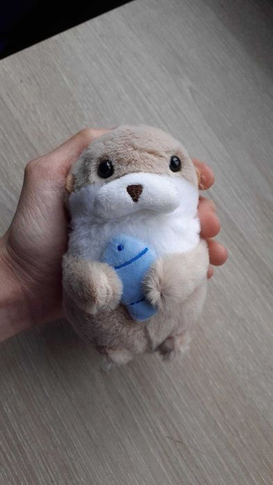 Porta chaves peluche lontra fofa