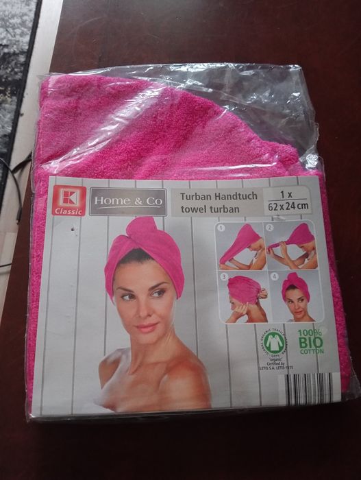 Ręcznik do głowy turban