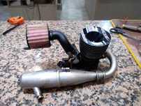 Combo 721S Scuderia Gen2 Pro Black com escape X-One 2143 (~20L)