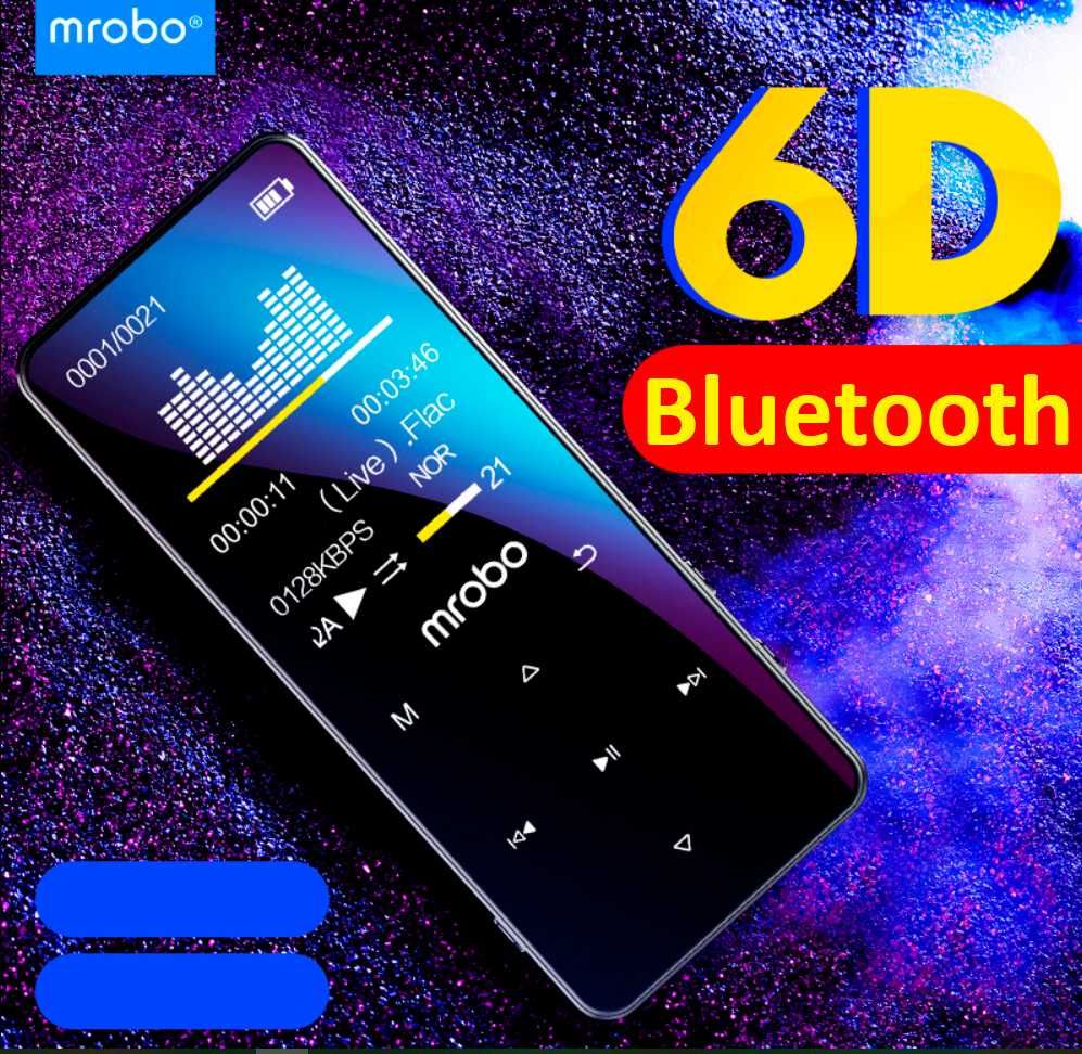 MP3 плеер Mrobo A6 Bluetooth Hi-Fi 4Gb с внешним динамиком Original