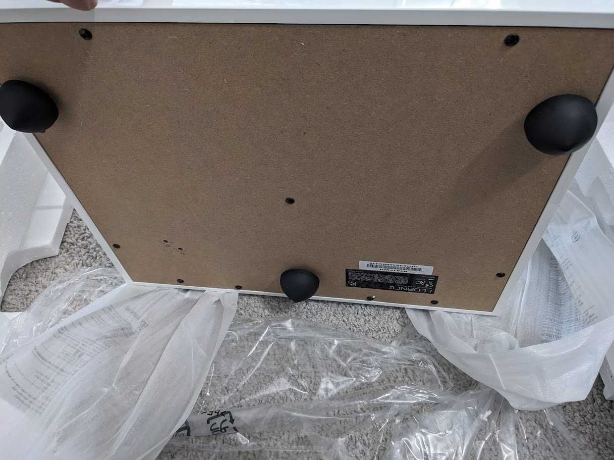 Nowy gramofon z wkładką Technica VM95E, przedwzmacniacz, biały