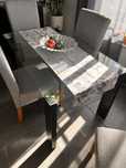 Mesa de vidro preta
