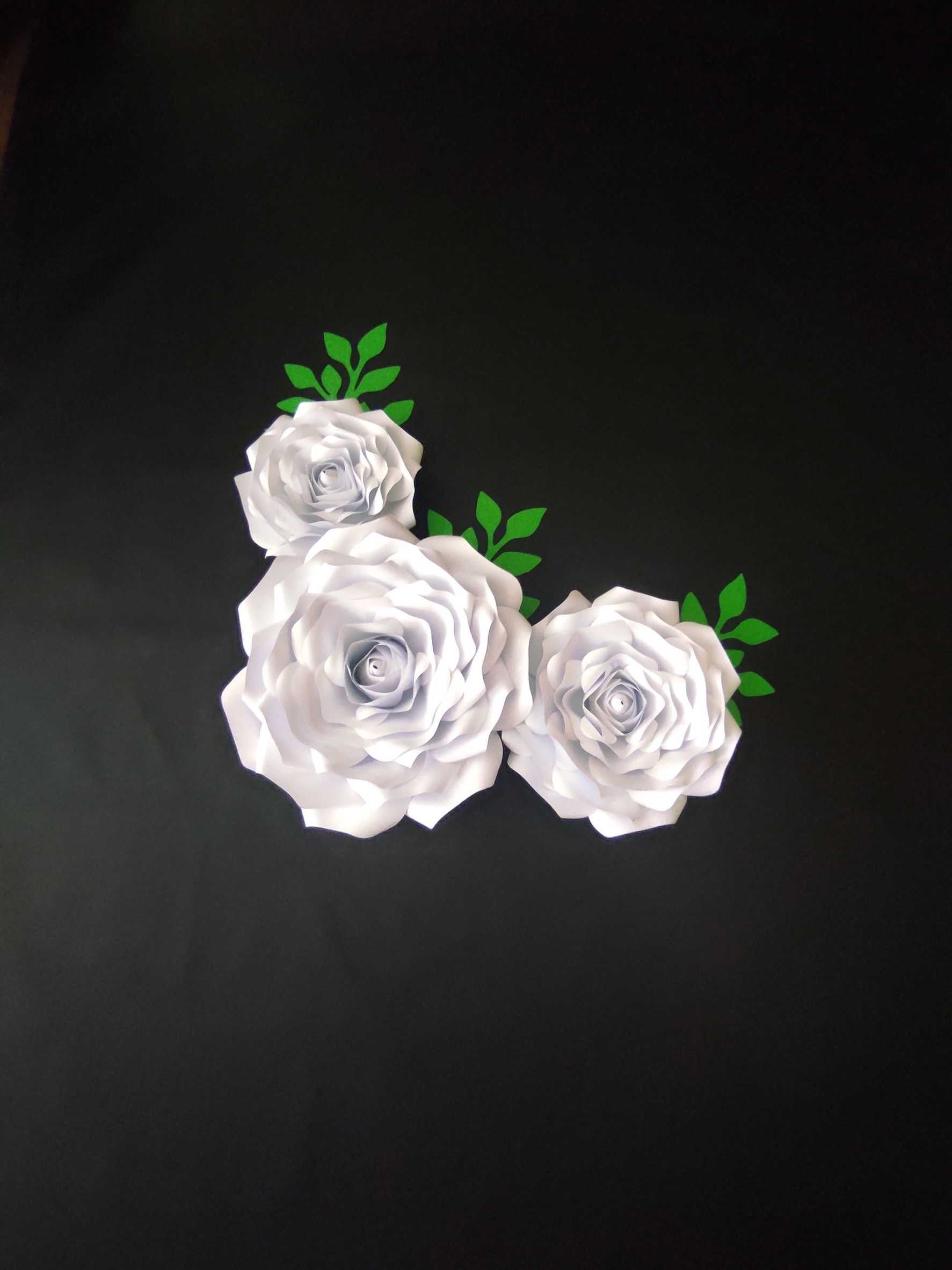 Róże  z papieru 3D