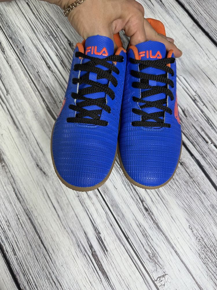Сороконожки оригинал Fila  детские  38 бутсы копы футбольные