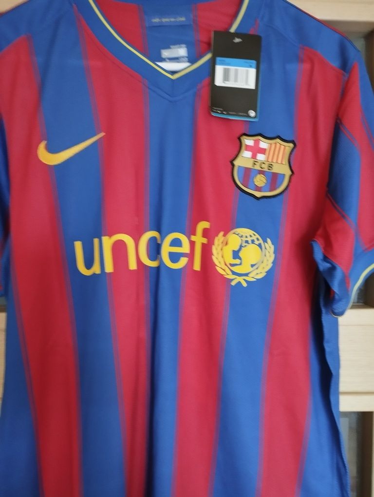 Koszulka piłkarska FC Barcelona retro Messi rozmiar M