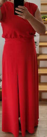 Sukienka czerwień malinowa r.40 Stan idealny