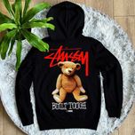 Худи STUSSY with Teddy ‣ Стусси ведмідь Стуси зип кофта • Стусі худі