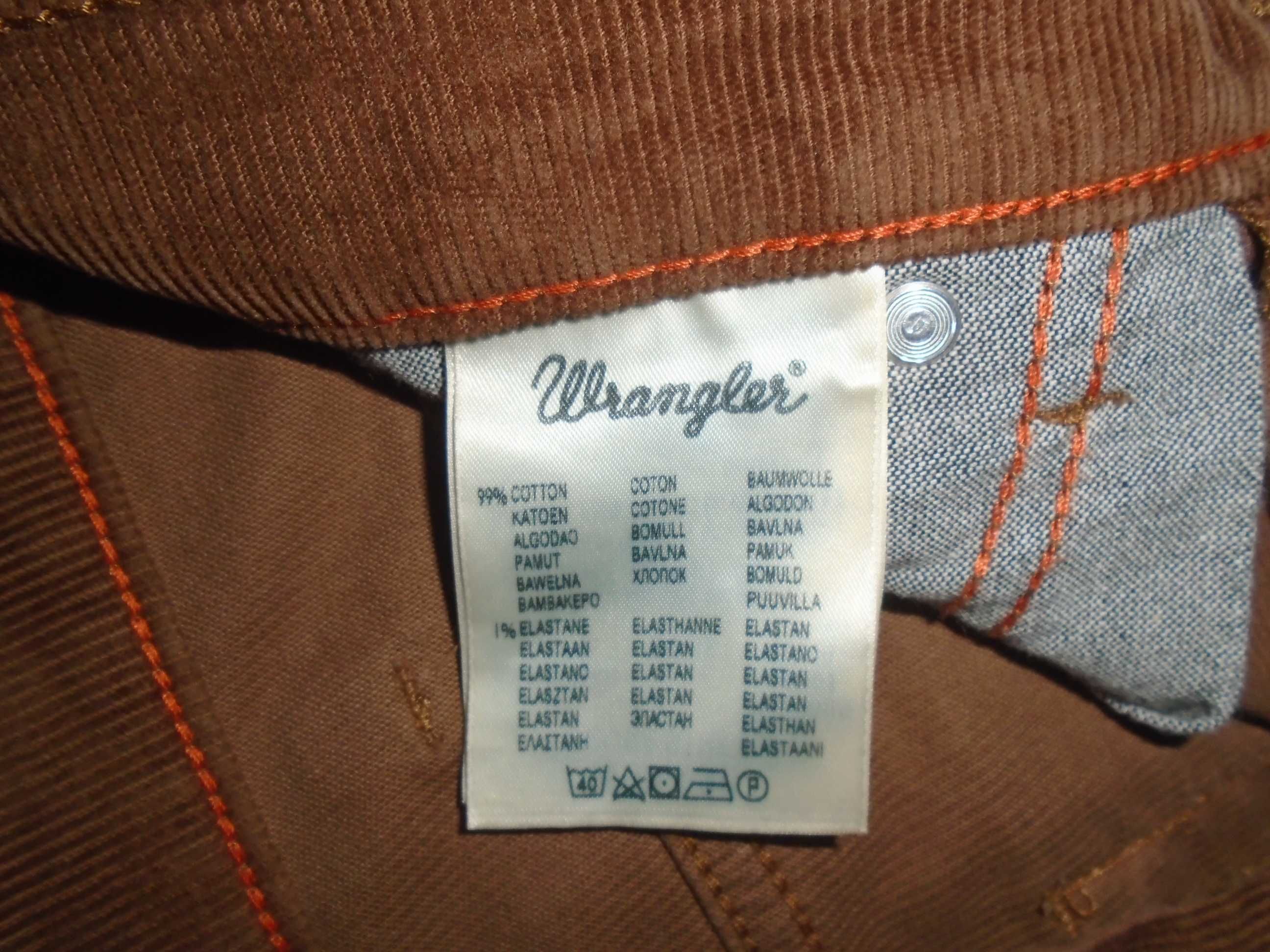 Джинсы вельвет Wrangler Arizona stretch USA W32 L30