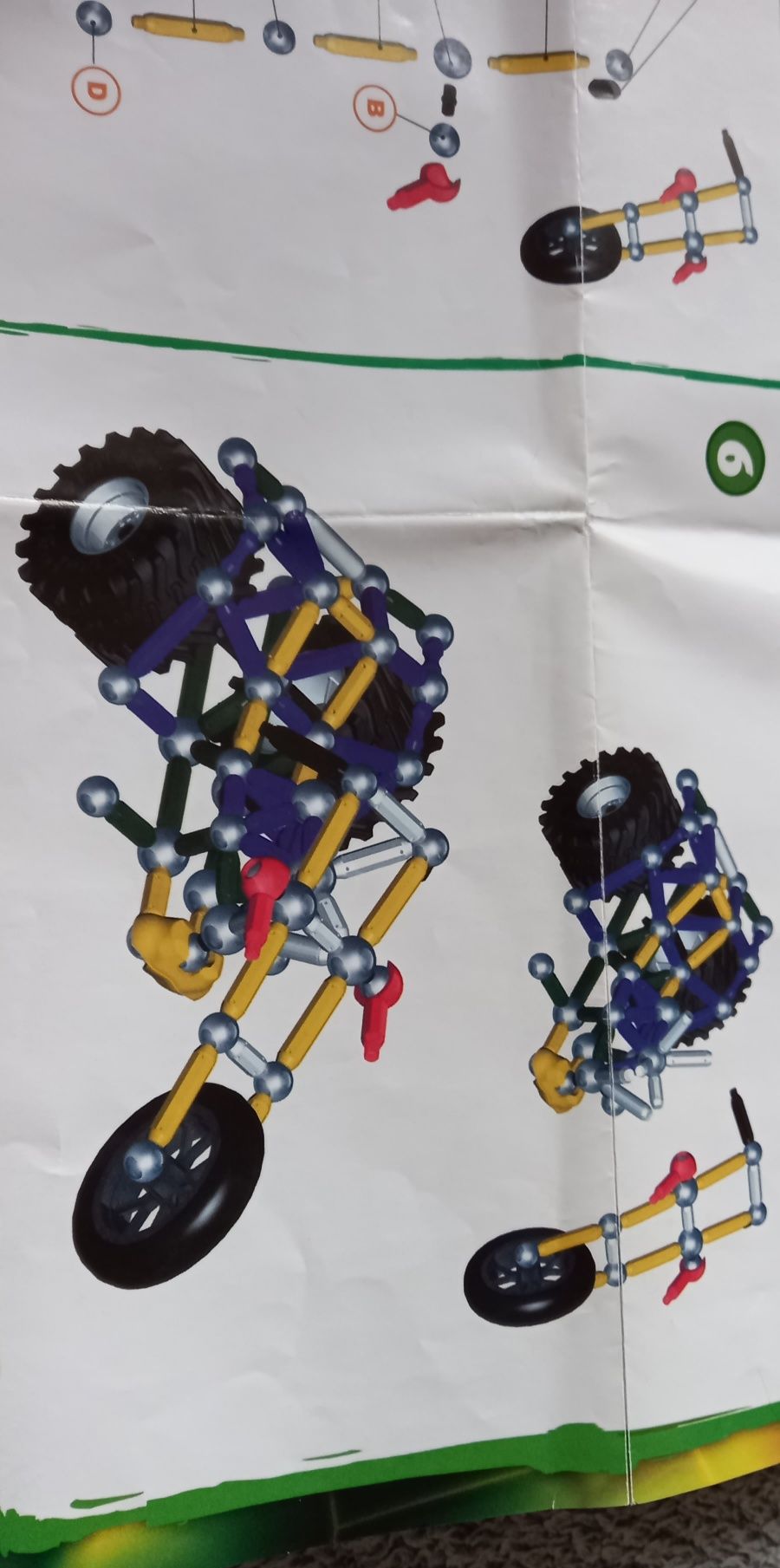 Магнітний конструктор серіїї TURTLES Trike