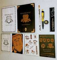 Harry Potter Conjunto de 4 agendas/lápis/caneta/ aguça e autocolantes